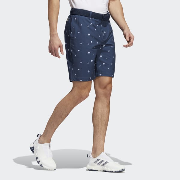 Blue Ultimate365 Allover Print 9-Inch Golf Shorts