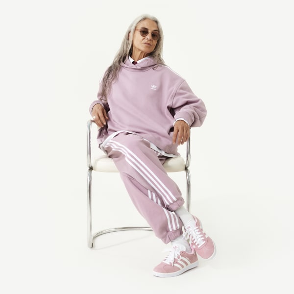 Mau-tim Quần Jogger Bo Gấu Dệt Thoi Classics Adicolor