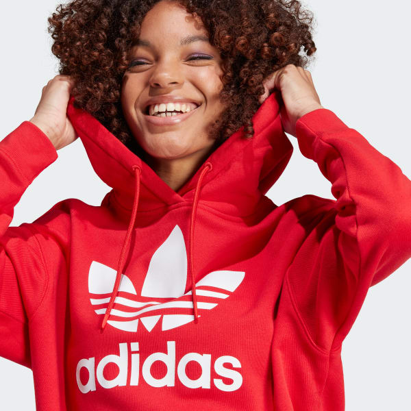 Oversized trefoil cheap hoodie adidas