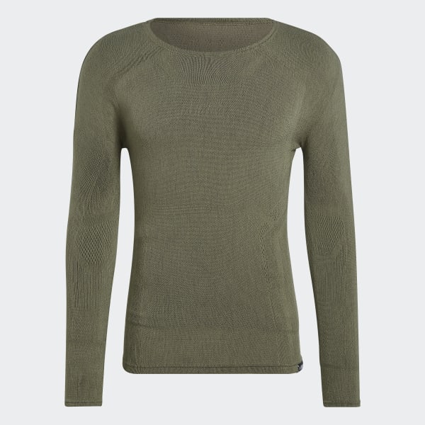 Grey Terrex DRYNAMO™ Eco Merino Long Sleeve Tee