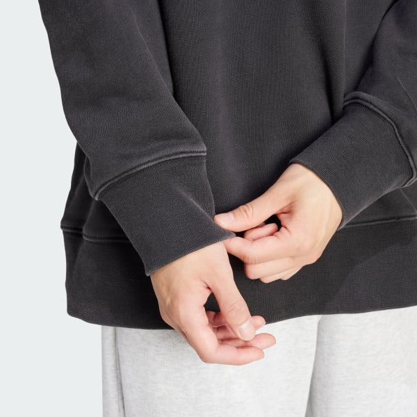 Adidas outline crewneck sweatshirt outlet
