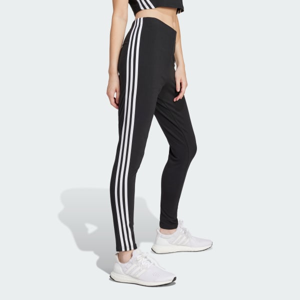 adidas 3 Stripes Leggings - Black