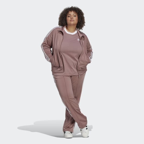 Fioletowy Adicolor Classics Firebird Primeblue Track Top (Plus Size) KOK92
