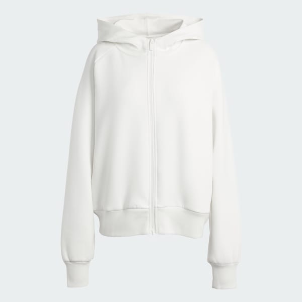 トップス theredthread S callifur zip hoodie white THEREDTHREAD / ザレッドスレッド】S callifur zip hoodie