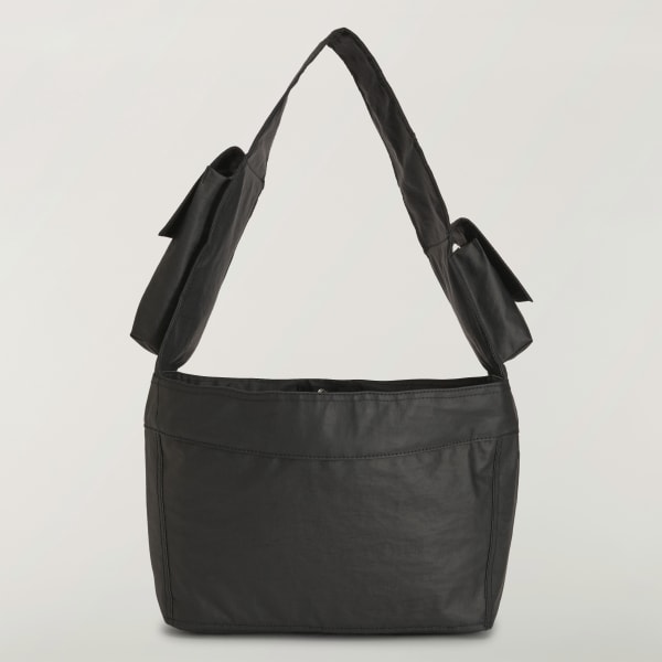 สีดำ กระเป๋า NEWSPAPER Y-3 ขนาดเล็ก