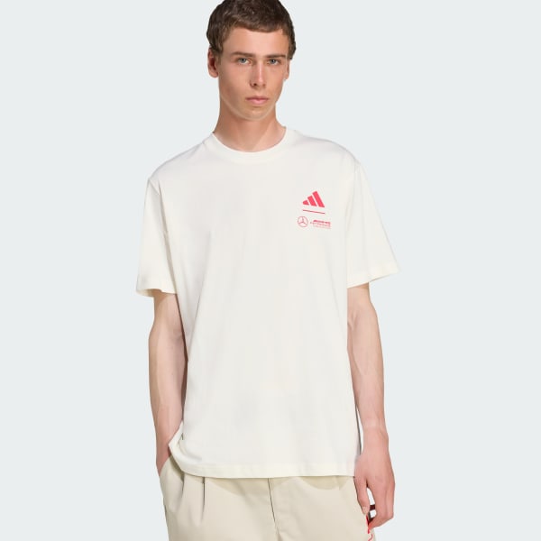 White Mercedes - AMG Petronas Formula One Team Summer Graphic Tee