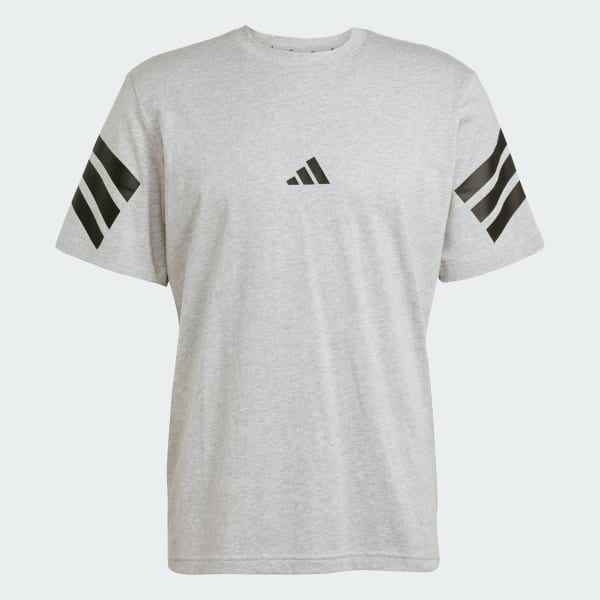 Grey Future Icons 3-Stripes Tee
