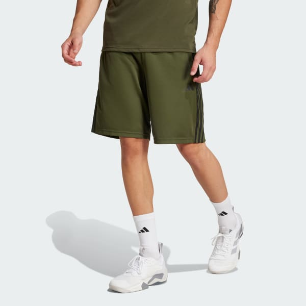 adidas Train Essentials Piqué 3-Stripes Training Shorts
