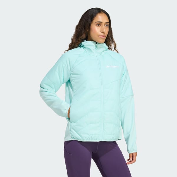 Turquesa Casaca con capucha híbrida aislada Terrex Multi Climawarm