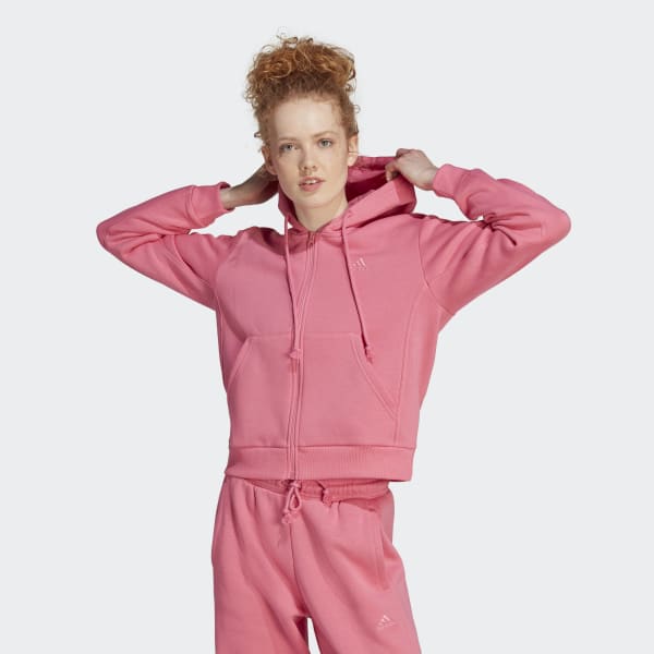 adidas ALL SZN Fleece Full-Zip Hoodie - Pink | adidas Canada