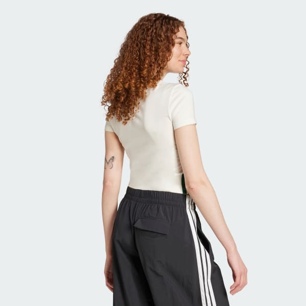 Blanco Camiseta Pizza Graphic