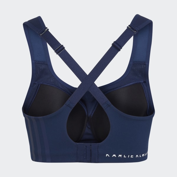 Niebieski adidas x Karlie Kloss High-Support Bra WM385