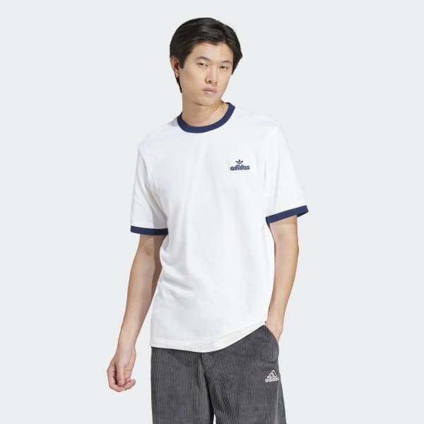 adidas 半袖 Tシャツ 水色 adidas（アディダス）の「アディカラー クラシックス 3