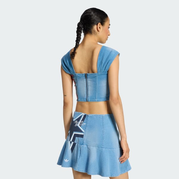 Azul TOP COURSAGE adidas ORIGINALS GFX