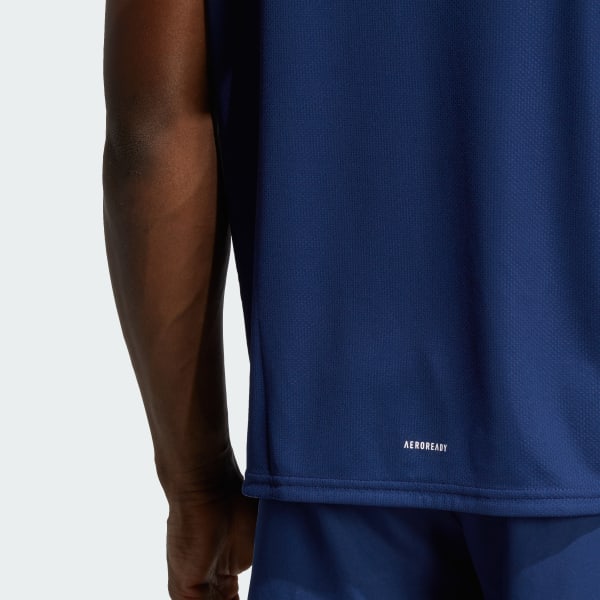 modrá Tričko AEROREADY Designed for Movement