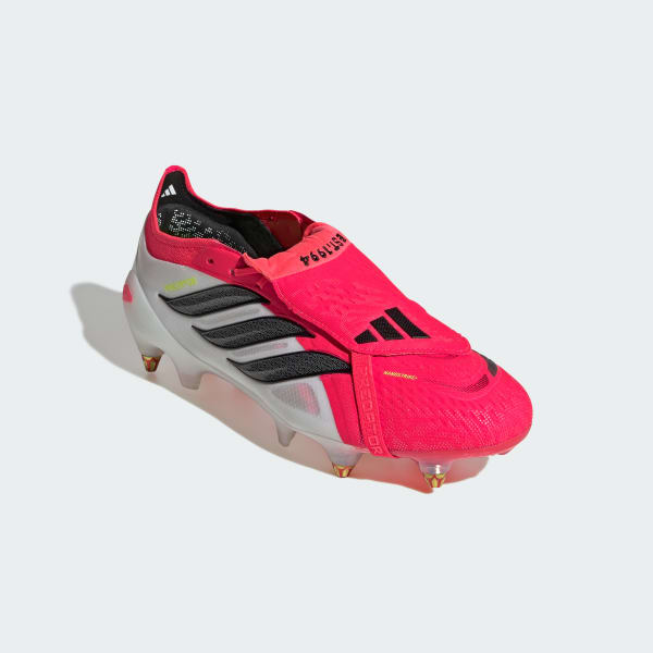 Rojo Bota de fútbol con lengüeta plegable PREDATOR ELITE césped natural húmedo