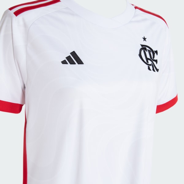 Branco Camisa 2 CR Flamengo 24 Feminina