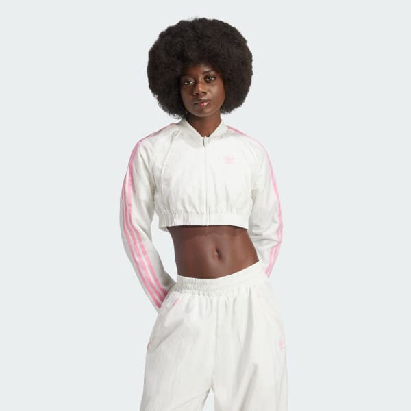 Adidas crop tracksuit shop