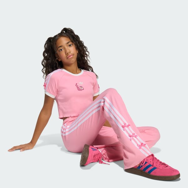Pink ADIDAS DISNEY HIGH WAIST FLARED LEGGINGS