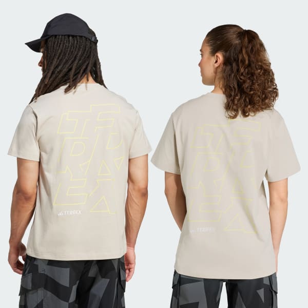Beige Camiseta Terrex Signature AOP Graphic
