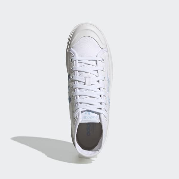 Branco Sapatilhas Bonega Nizza Mid