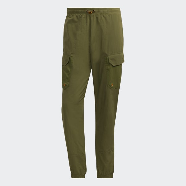 Green adidas Sportswear Future Icons Premium O-Shaped Pants BY466