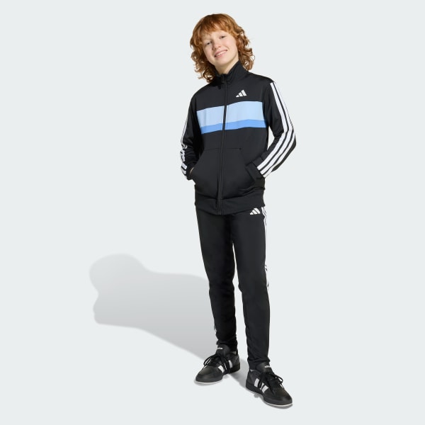 Nero Tuta Seasonal Essentials Tiberio 3-Stripes Tricot Junior