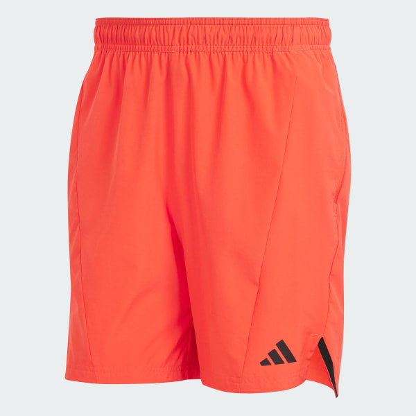Red Designed for Training Workout Shorts