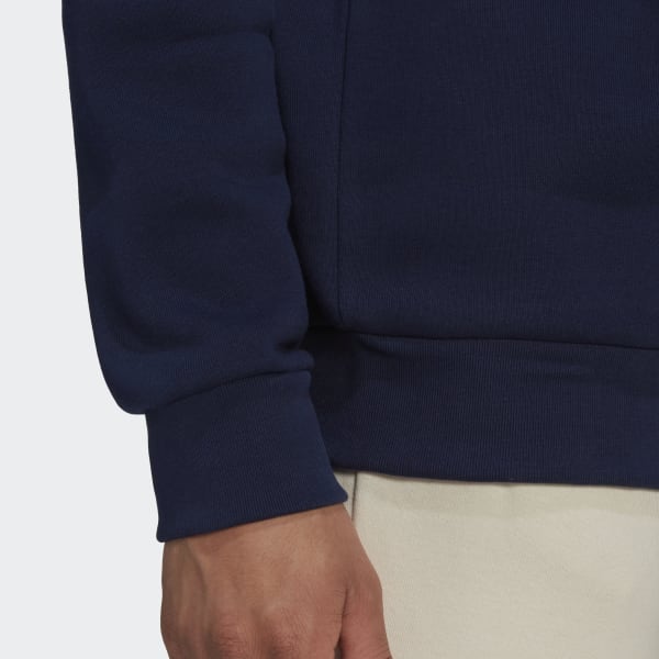 Azul Moletom Adicolor Essentials Trefoil Crewneck JKZ50