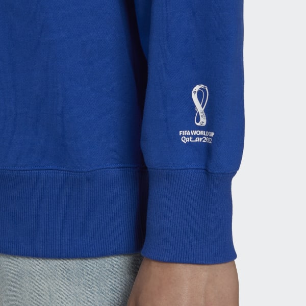 Niebieski FIFA World Cup 2022™ France Crew Sweatshirt X5678