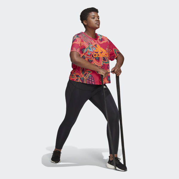 Rosa T-shirt FARM Rio (Plus Size)
