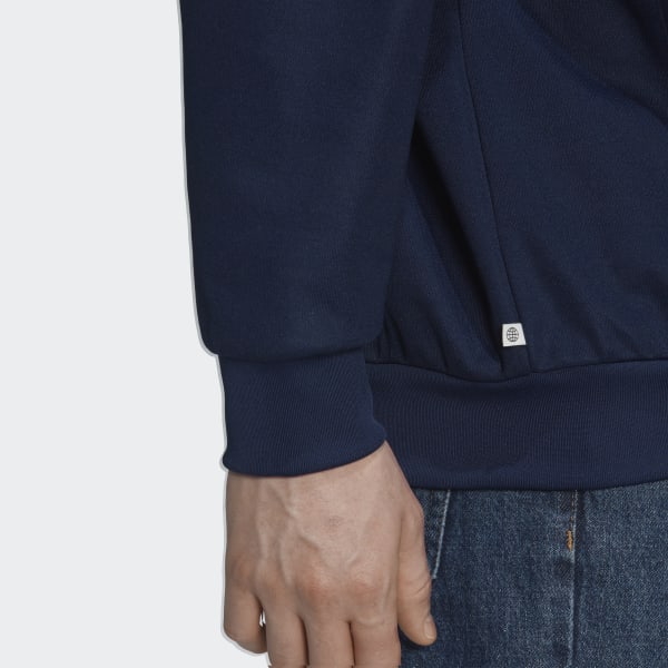 Blue Adicolor Classics Cut Line Crew Sweatshirt TF130