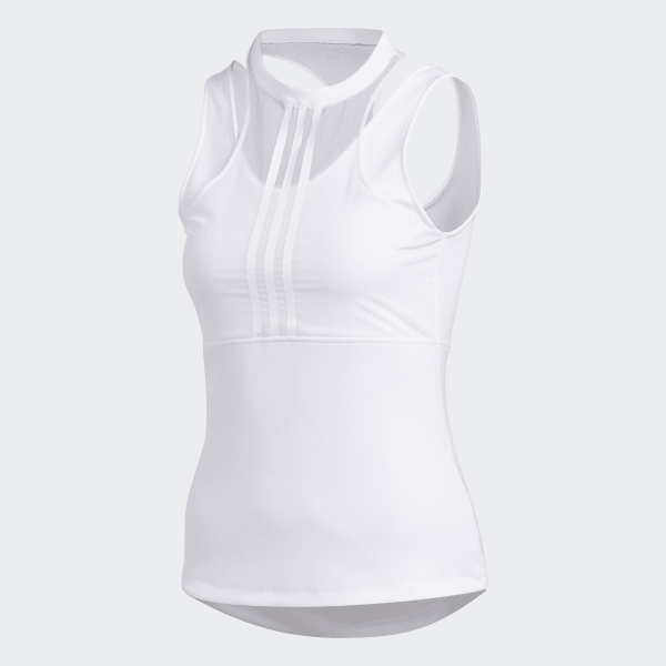 adidas Sportswear Sportswear Double Layer Mesh Sleeveless T-Shirt White