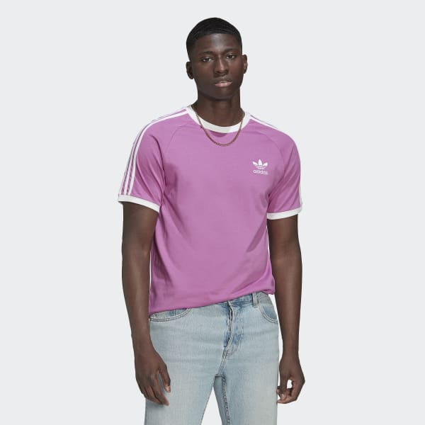 paars Adicolor Classics 3-Stripes T-shirt 14212