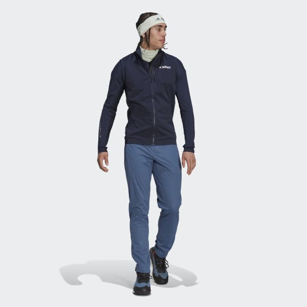 Niebieski Terrex Xperior Cross-Country Ski Soft Shell Joggers AT991