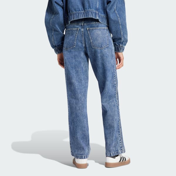adidas Premium Essentials Denim Straight Leg Pants Multicolor Free Shipping with adiClub adidas US