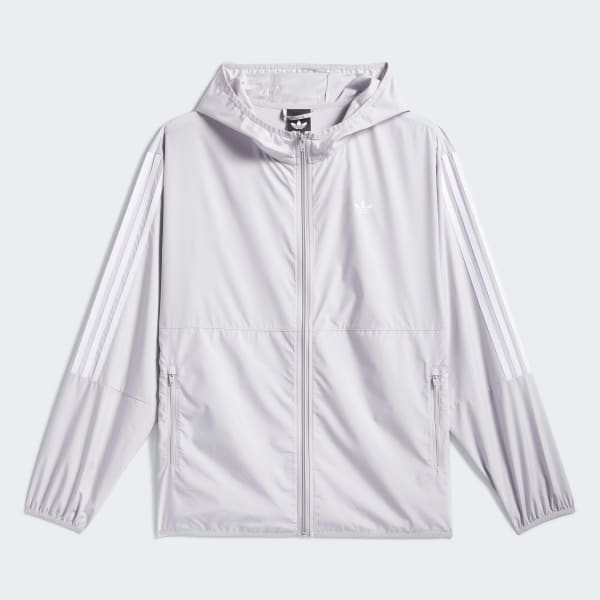 Cinza Jaqueta Corta-Vento Skateboarding