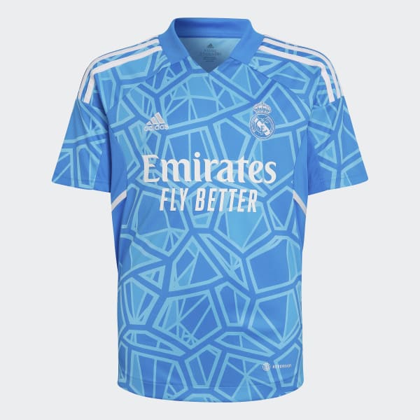 Blauw Real Madrid 22/23 Keepersshirt Thuis L9806