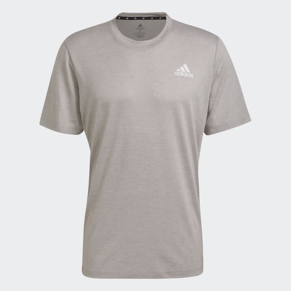 Grey Primeblue Designed 2 Move Heathered Sport T-Shirt BG978