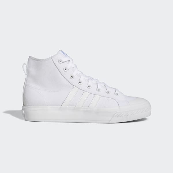 for Men adidas Nizza Hi Shoes in White White Black White Mens Shoes Trainers High-top trainers 