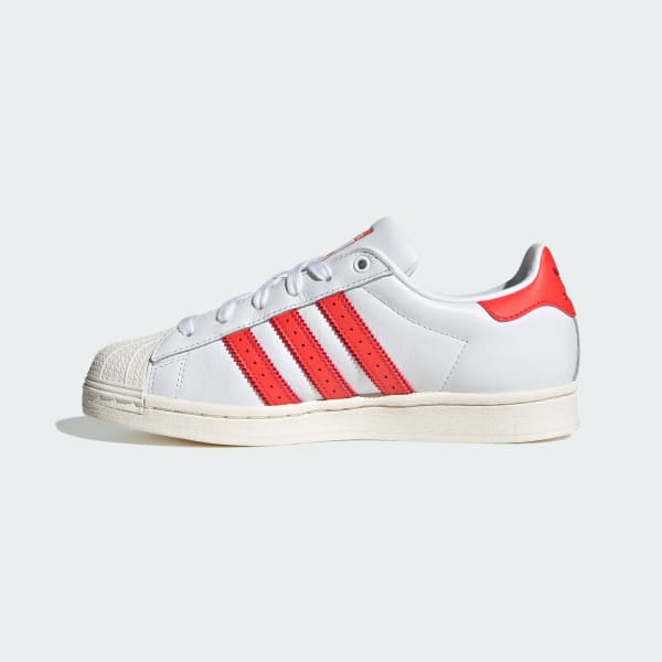 Adidas Originals Women s Superstar Shoes Size 8 Red White Red