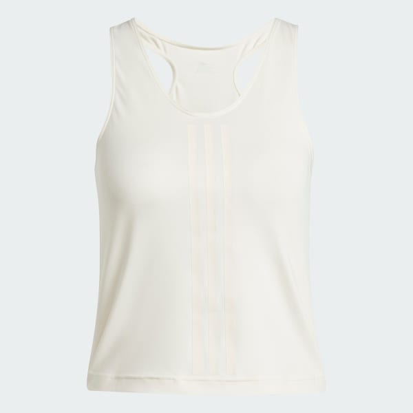 Blanco Camiseta de tirantes Power Reversible Tight Fit 3 bandas