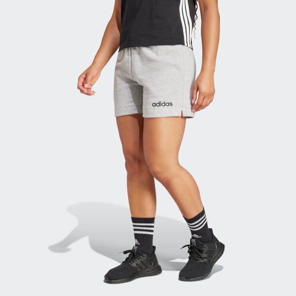 Gris Pantalón corto Essentials Linear French Terry