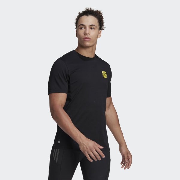 Black Cycling Graphic T-Shirt QF197