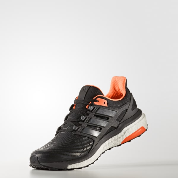 Adidas Running Energy Boost Orange Black Sepatu Lari Adidas Eq21