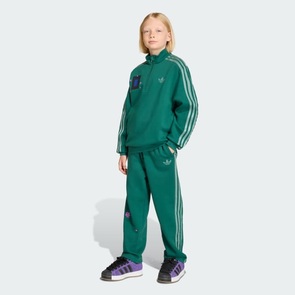 Verde Pantaloni LARGHI ADIDAS MINECRAFT