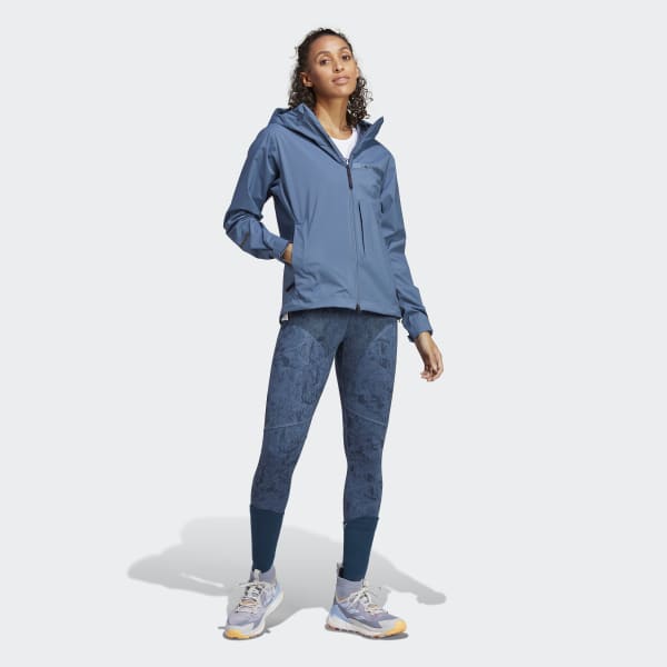 Blauw Terrex Multi RAIN.RDY 2.5-Layer Regenjack