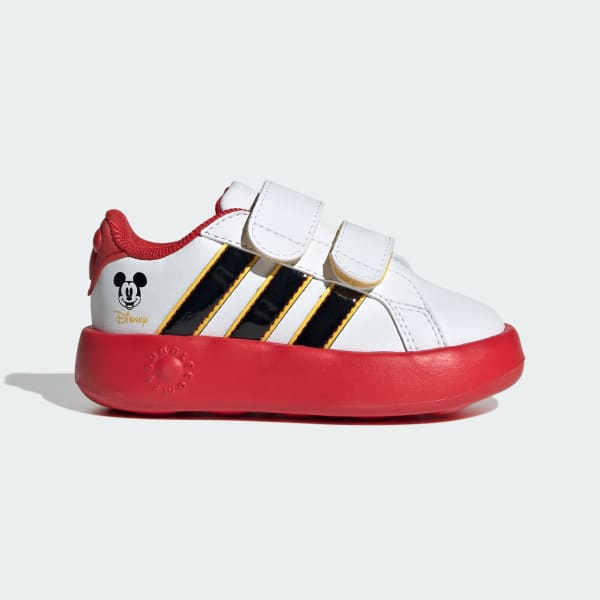Blanco Zapatillas adidas x Disney Mickey Mouse Grand Court para niños