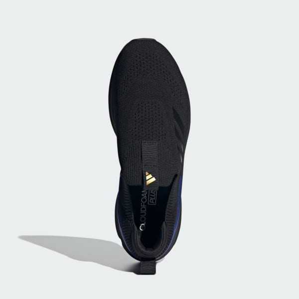 Adidas black walking shoes discount