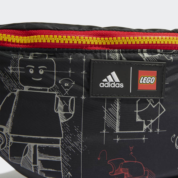 Schwarz adidas x LEGO Tech Pack Crossover Bauchtasche D9321